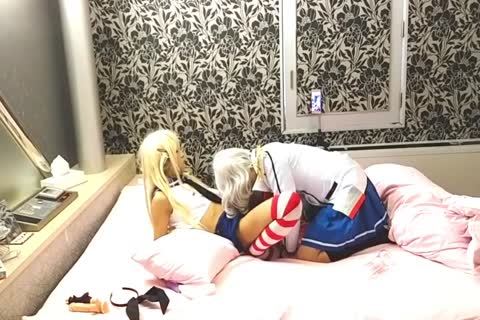 two Crossdressers Pl;aying