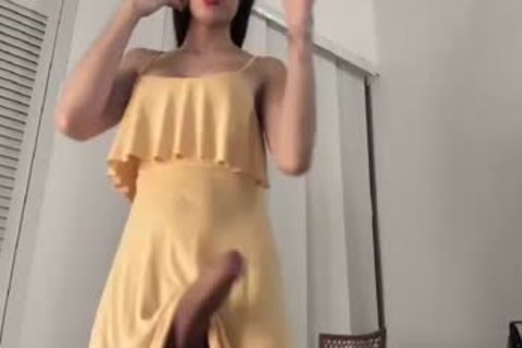 April Shows horny Dressed
