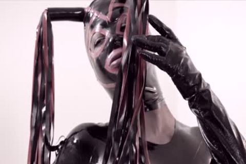 ladyman In Latex nails Her bondman lad