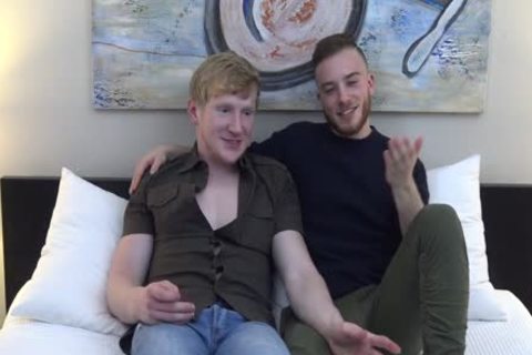 wild MTF Luke Hudson hammered By sexy Ginger After Interview