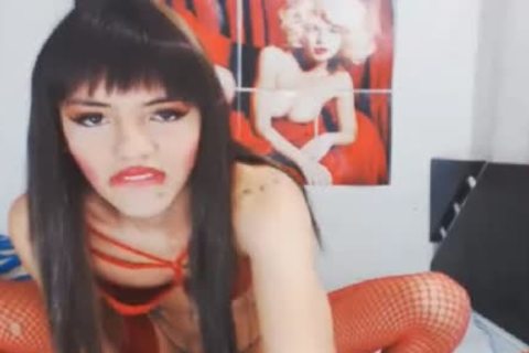 Lalin Girl Ladyman erhält ihre straffe Wazoo gepflügt