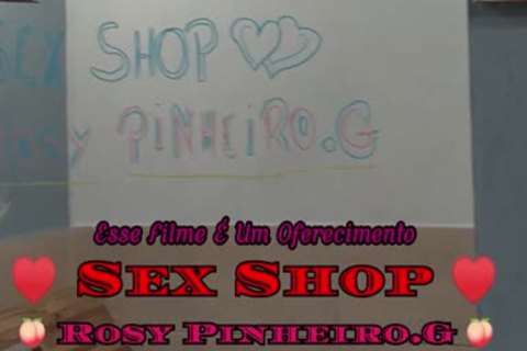 Rosy Pinheiro macht einen Orgie in ihrem Sexshop Rosy Pinheiro.G