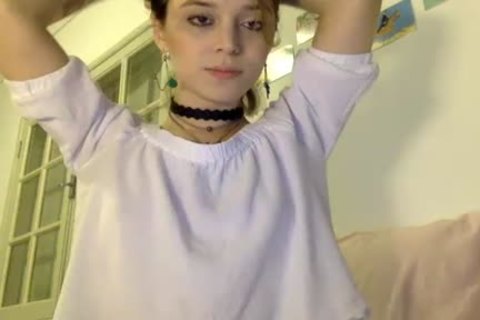 Feminine sheboy Jerking On webcam