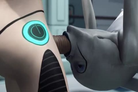 Böser Sex! SCIFI ANDROID BONKS HARD EINEN ALIEN IM OPERATIONSRAUM IN DER RAUMSTATION