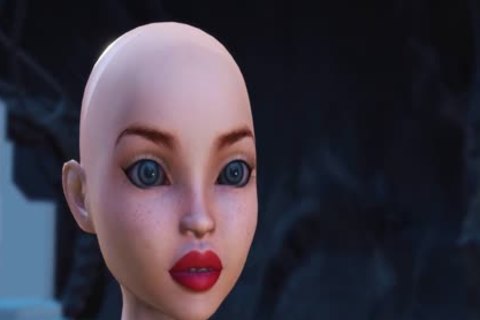 Alien-Dickgirl knallt einen Sexpriester in der mystische Höhle auf dem exotischer Planeten