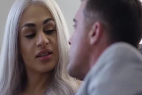 blond tranny Eva Maxim anal Streched By A Bigdick