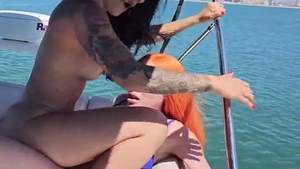 Mexican tranny pounds On Yacht