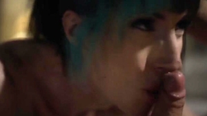 Transsexual kissing each other