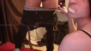 Cheater Gives Femboy A Mouthful, I gulp :p - LaylacrossFR - (Close Up View)