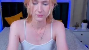 19yo blonde Russian tranny gal Sucks sex tool On web camera