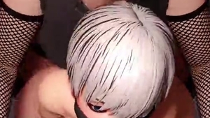 3D Femboy trained By Futanari humongous cock