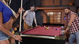 Trans Angels: Lola & Dominic Play Naughty Games of Pool