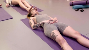 Transfixed: Yoga for One? Emma & Jewelz Stretch Limits