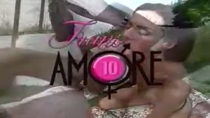 Penetración de travestis ardientes