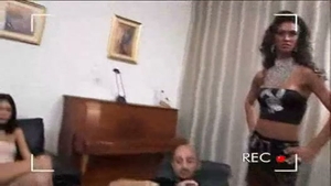 La polla de la chica trans es tan encantadora.